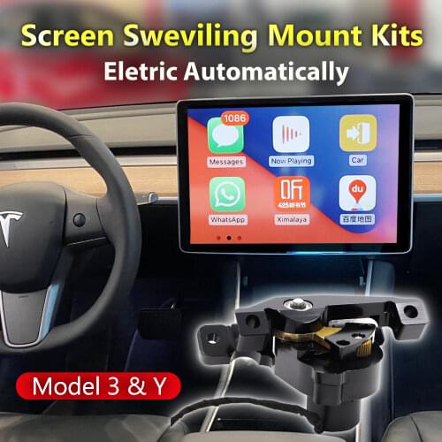 SATONIC SR1000plus Auto Electronic Screen Rotator Screen Rotation Mount Stand For Tesla Model 3 2020 2021 Y