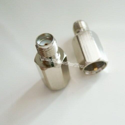 1Pcs FME Male Plug To SMA Connector Female Jack RF Connector Adapter Converter