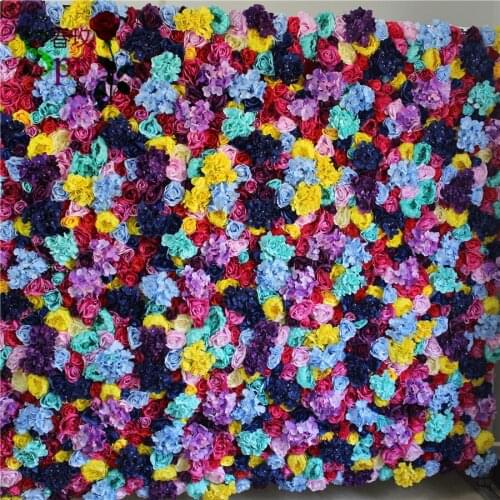SPR aritifical flower wall wedding backdrop for artificial silk flower wedding