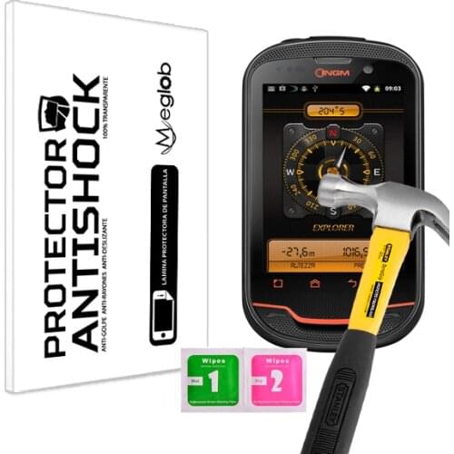 Protector de Pantalla Anti-Shock Anti-Golpe Anti-arañazos Compatible con NGM Explorer