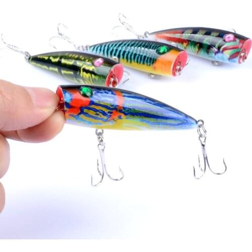 1Pcs 6.8cm/8.7g Simulation Floating Popper Sea Swim Fishing Baits Lure Crankbait Artificial Isca For Wobblers Fishing Tackle