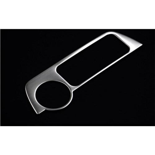 Fit for Mitsubishi Outlander 2013 2014 the cigarette lighter panel sticker stainless steel trim auto accessories 1pc