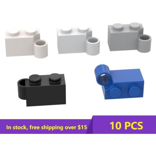 10PCS MOC Bricks Compatible Assembles Particles 3831 1x2For Building Blocks Parts Enlighten Block Bricks Educational Parts Toys