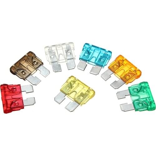 120Pcs 5/7.5/10/15/20/25/30A Standard Blade Fuse Assorted Kit For Car Auto Vehicle