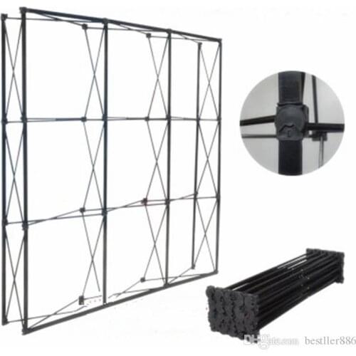2.3MX2.3M Wedding Flower Wall Stand Black Iron Folded Pipe Flower Frame For Wedding Party Decoration Supplies