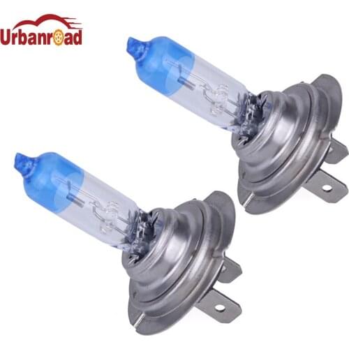 Urbanroad 2pcs Car Lights Cars H7 Bulb 55w 4300k Halogen White Fog Halogen Bulb Car Head Lamp Light 12V Car Styling