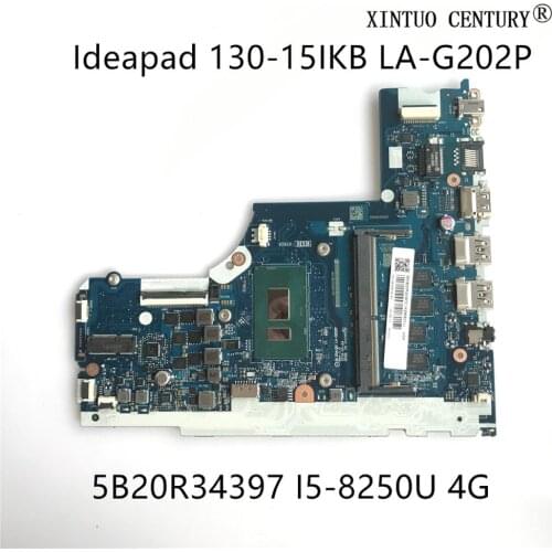 5B20R34397 For Lenovo Ideapad 130-15IKB Laptop Motherboard DLID4/D5 LA-G202P W/ SR3LA I5-8250U 4G RAM 100% tested working