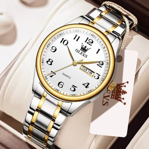 Luxury Watch for Men Waterproof Date Clock Stainless Steel Quartz Wristwatches Male Fashion Brand Relogio Masculino Box Number