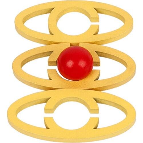 Baby Toys Children Wooden Puzzle Kong Ming Lock Brain Teaser IQ Test Game Toys Puzzle Early Education Learning Toys Kids Gift