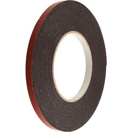 Double Sided Car Auto Truck Vehicle Trim Foam Sticky Tape Adhesive 6mmx10m for Car Cellphone Electrical Products Decorations