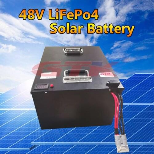 GTK Solar 48V 200Ah 100Ah Lifepo4 battery with BMS endurance for 12Kw motorhome solar system boat RV+Charger