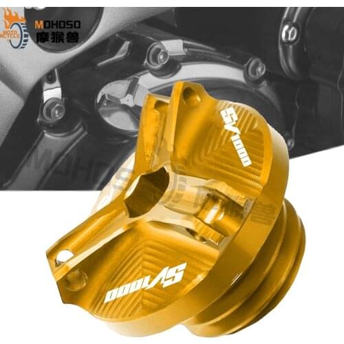 Oil Filler Cap For Suzuki SV1000 S 2003 2004 2005 2006 2007 2008 SV 1000 Motorcycle CNC Engine Oil Drain Plug Sump Nut Cup Cover
