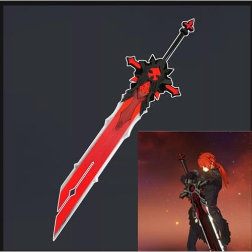 New Game Cosplays Genshin Impact Dilucs sword cosplay prop weapon