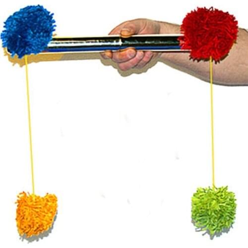 Pom Pom Stick Magic Tricks Stage Street Magia Illusions Mentalism Gimmick Props Accessories Magie Wand Fun Ball Mgaica Magicians