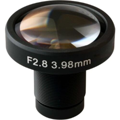 Smart Security CCTV Camera Immervision Camera Lens 1/1.7" 4K Resolution HFOV=88.2 degree EFL=3.98mm F2.8 M14 mount lens