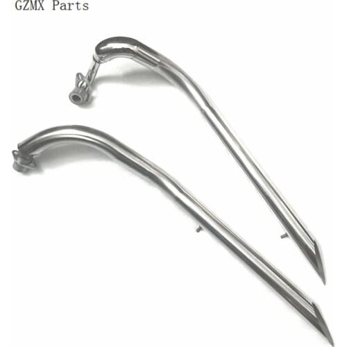 Motorbike Exhaust Vent Pipe Aerofluxus With Muffler Silencer For Yamaha Vstar Drag Star V-star 650 400 XVS650 DS650 XVS400 DS400