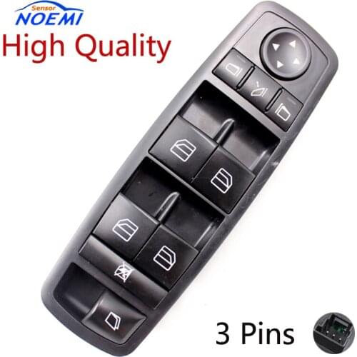 YAOPEI OEM 2518300590 For Mercedes-Benz GL R Class Genuine Left Front Door Window Mirror Master Switch New
