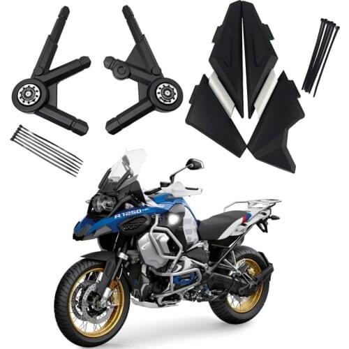 R1200GS R1250GS Side Panel Frame Guard Protector Cover Black Left Right For BMW R1200 R 1200 GS Adventure R1250GSA HP 2013-2021
