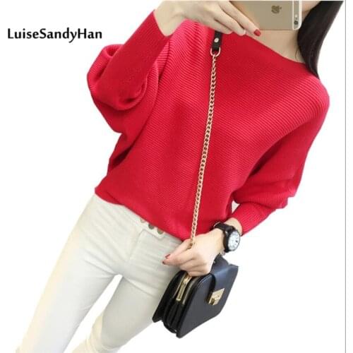 2020 New Womens Coarse Wool Sweater Warm Spring Autumn Winter Casual Sleeved Pullover