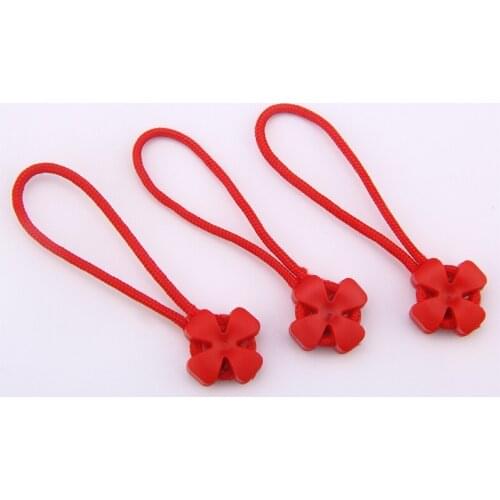 10 Pieces/Pack PVC Zipper Slider Flower Zipper Puller Coat Wallet Suitcase Accessories Tailor Tool