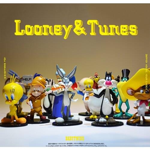 16piece 7-8cm Bugs Bunny collection home decoration figure toys