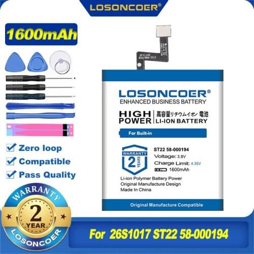 1600mAh 58-000194 58-000271 58-000246 MC-266767 26S1017 ST22 Battery For Amazon Kindle paperwhite 4 2018 26S1017 ST22 Batteries