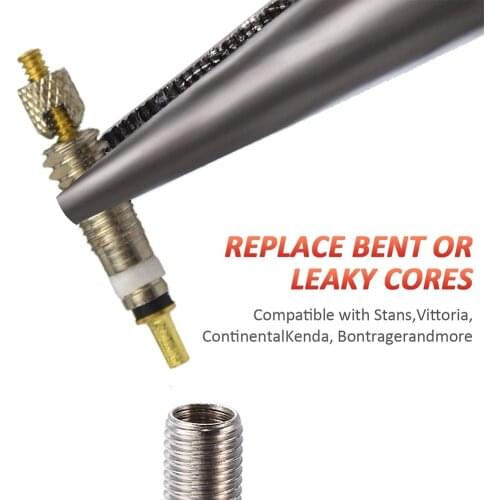 2/6/12PCS Bike Tire Valve Core Set MTB Road Bicycle Tyre Air Valve Core Repair Tool Kit removable core Replacement for Presta