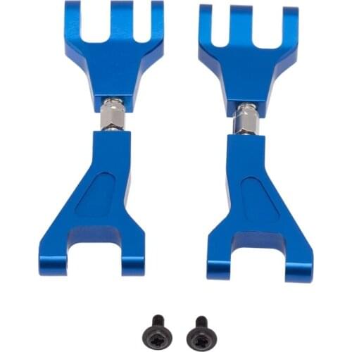 2Pcs Aluminum Front & Rear Upper Suspension Arms for 1/10 Redcat Blackout XTE SC XBE (Pro) Upgrade Parts Accessories