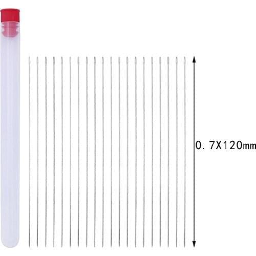 20 PCS/Bottle Delicate Stainles Steel Beading Needles Tools Pins for bead Threading String Cord Bracelet Jewelry DIY Making