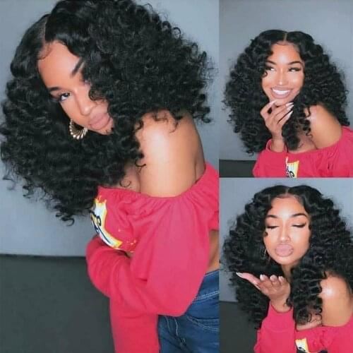 200Density Deep Wave 13x6 Lace Front Human Hair Wigs With Baby Hair Glueless Full Lace Wigs Pre Plucked Natural Hairline Remy