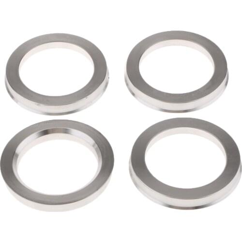 4pcs/Set Spigot Rings 73.1mm To 54.1mm Aluminum Alloy Wheel Hub Spacers
