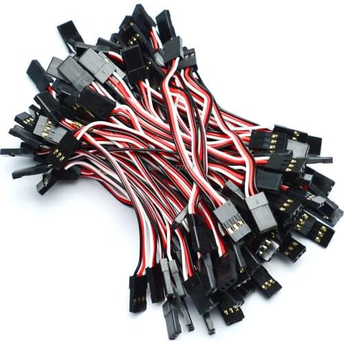 5pcs/lot 10cm Servo Extension Lead Wire Cable MALE TO MALE KK MK MWC flight control Board For RC Quadcopter