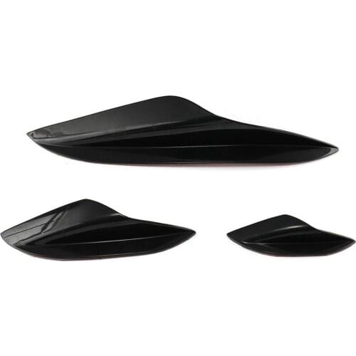 6Pcs Car Front Bumper Fins Decor Splitter Sticker Truck Body Spoiler Canards