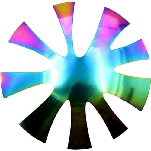 9size Nail Beauty Template Nail Art Cutter Irregular DIY Stainless Steel French Nail Plate Model Manicure Templates