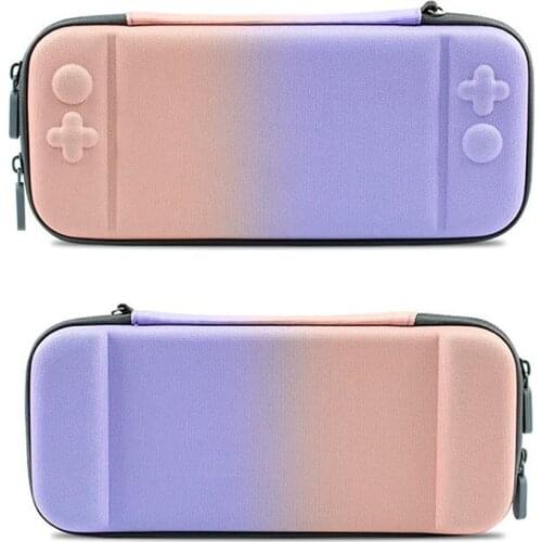 For N-switch Controller Accessories Gradient Color Storage Bag Carrying Case Cover Box Protective Case
