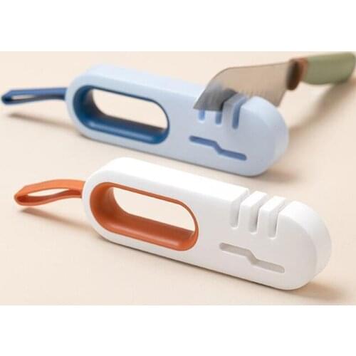 Portable Knife Sharpener Kitchen Tool Accessories Multi Function Multi Gear Scissors Grinder Chef Household Gadgets