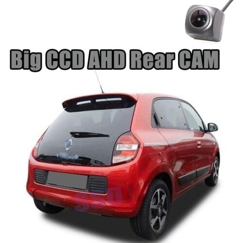 Car Big CCD Rear Camera For Renault Twingo 3 III 2014~2020 Reversing Super Night View AHD 720 1080 WaterPoof Back CAM