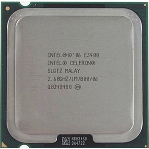 Celeron Dual-Core E3400 CPU (2.6Ghz/ 1M /800GHz)LGA 775 Processor