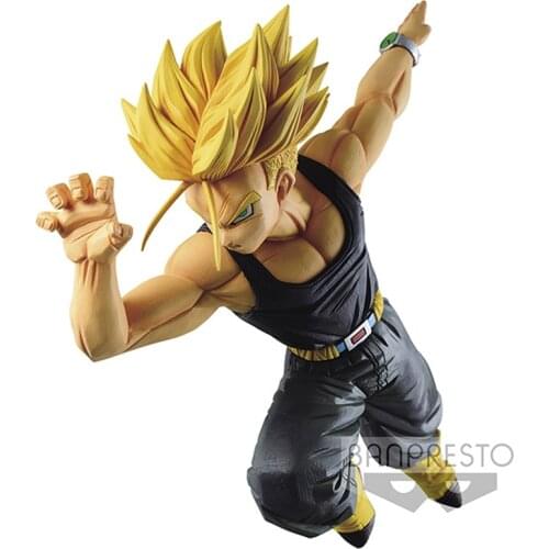 15Cm Bandai Dragon Ball Trunks Garage Kit Pvc Assembly Model Western Animiation Action Figure Kids Toys