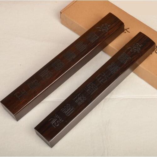Chinese Wooden Paperweights 30cm Brush Pen Painting Calligraphy Paperweights Sandalwood Paper Pressing Prop Pisa Papeles