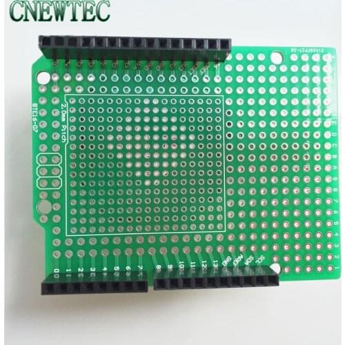 Combo 2mm + 2.54mm Pitch Prototype PCB for ArduinoUNO R3 Shield Board DIY, bte16-07 15MM PIN head version
