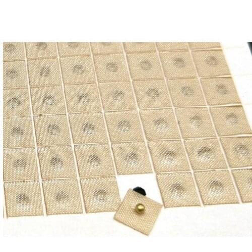 Magnetic bead Gold Plated Ear Seed Sticker Paste Bean Acupressure massage seed for Acupoint Therapy Auricular Acupuncture 121pcs