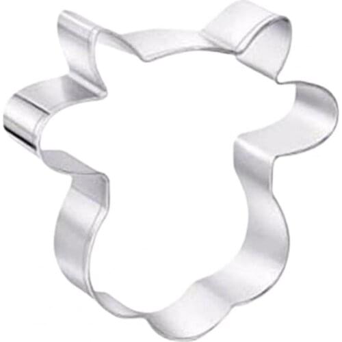 Fashion Cow Cutter Creative Sturdy Shiny Food Grade Material Easy to Clean Farmhouse Cookie Cutters Baking Supplies Cookie Mold