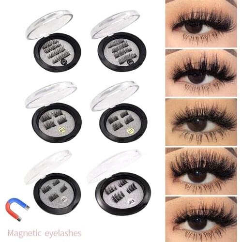 Natural False Eyelashes Thick Makeup 3D Mink Lashes Soft Eyelash Extension Fake Eye Lashes Long Mink Eyelashes Makeup Tool TSLM1