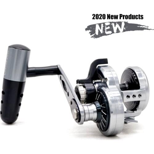 Full Metal CNC Slow Jigging reel boat reel 32kg drag power left/right handed saltwater trolling fishing wheel high speed 6.3:1