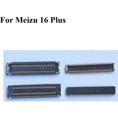 2pcs FPC connector For Meizu 16 Plus LCD display screen on Flex cable on mainboard motherboard For Meizu 16Plus