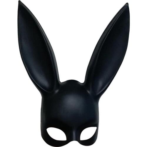 Sexy Cosplay Bunny Rabbit Ears Headdress Headband Bow Party Costume Halloween Sexy Bunny Mask
