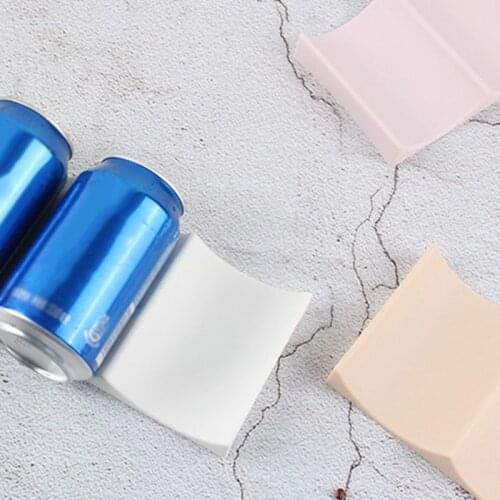 European Style Wine Bottle Rack Plastic Horizontal Stackable Drink Bottle Canned Foods Support For Kitchen Bar Fridge Cabinet