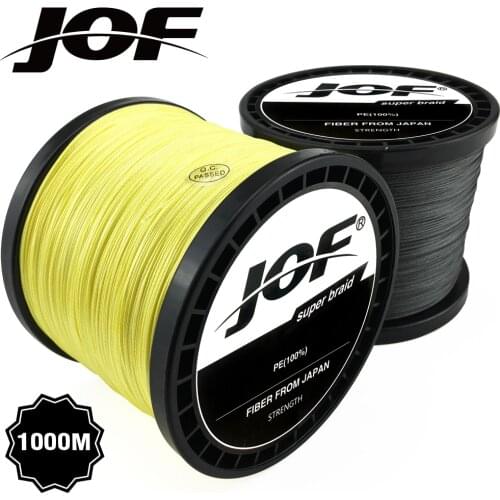 JOF Super Strong PE Line Braided Fishing Thread 8 Strands Weaves Braided 1000M 500M 300M 100M Fishing Line