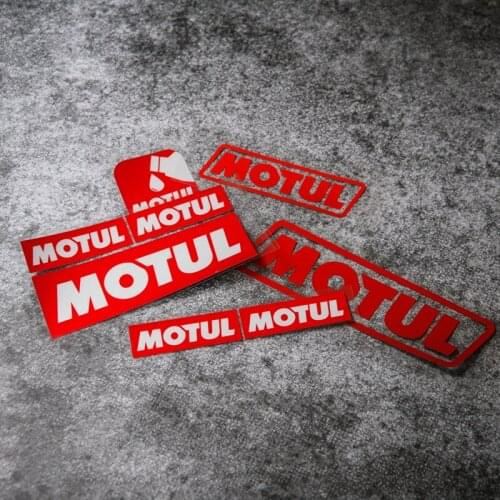 NO.004 MOTUL 3M Reflective Modified Stickers car Sticker MOTO GP Waterproof Decals Racing Motorcycle